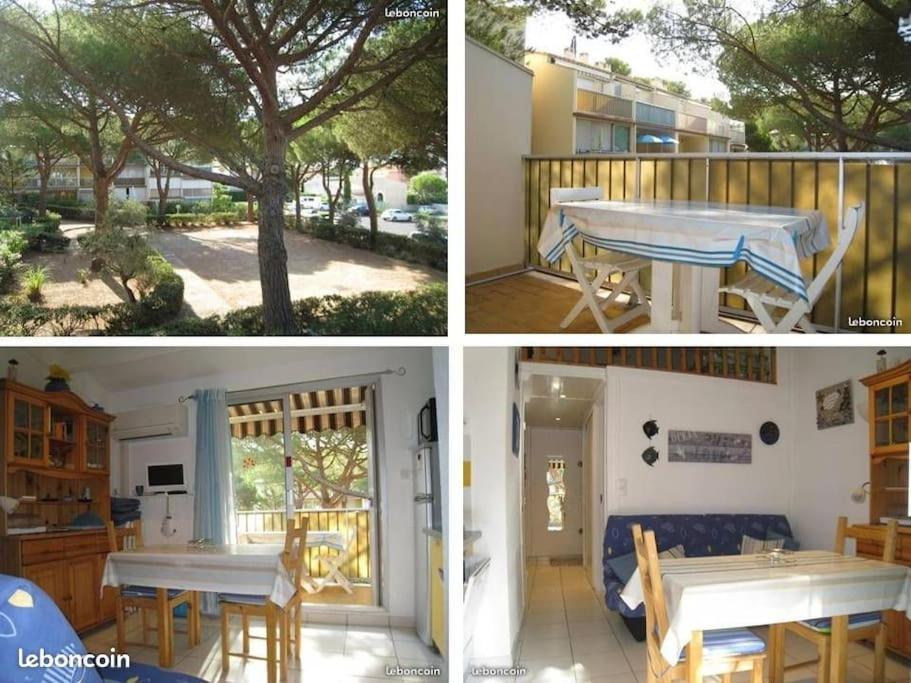 Cap D'Agde Studio Cabine 6 Pers. + Terrasse + Parking Prive + Clim Ngoại thất bức ảnh